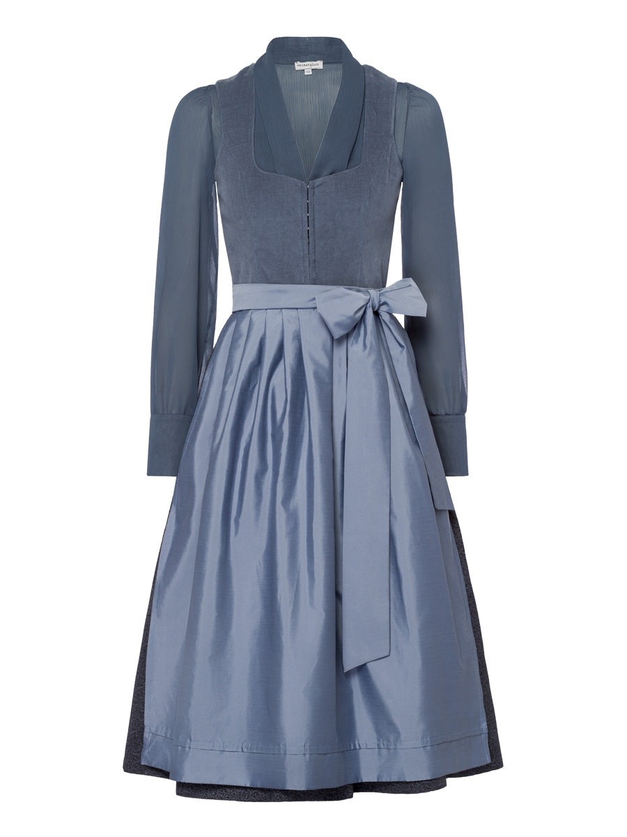 heimatgl-ck-dirndl-anneliese-blau-babycord-mieder-rauchblau image 7