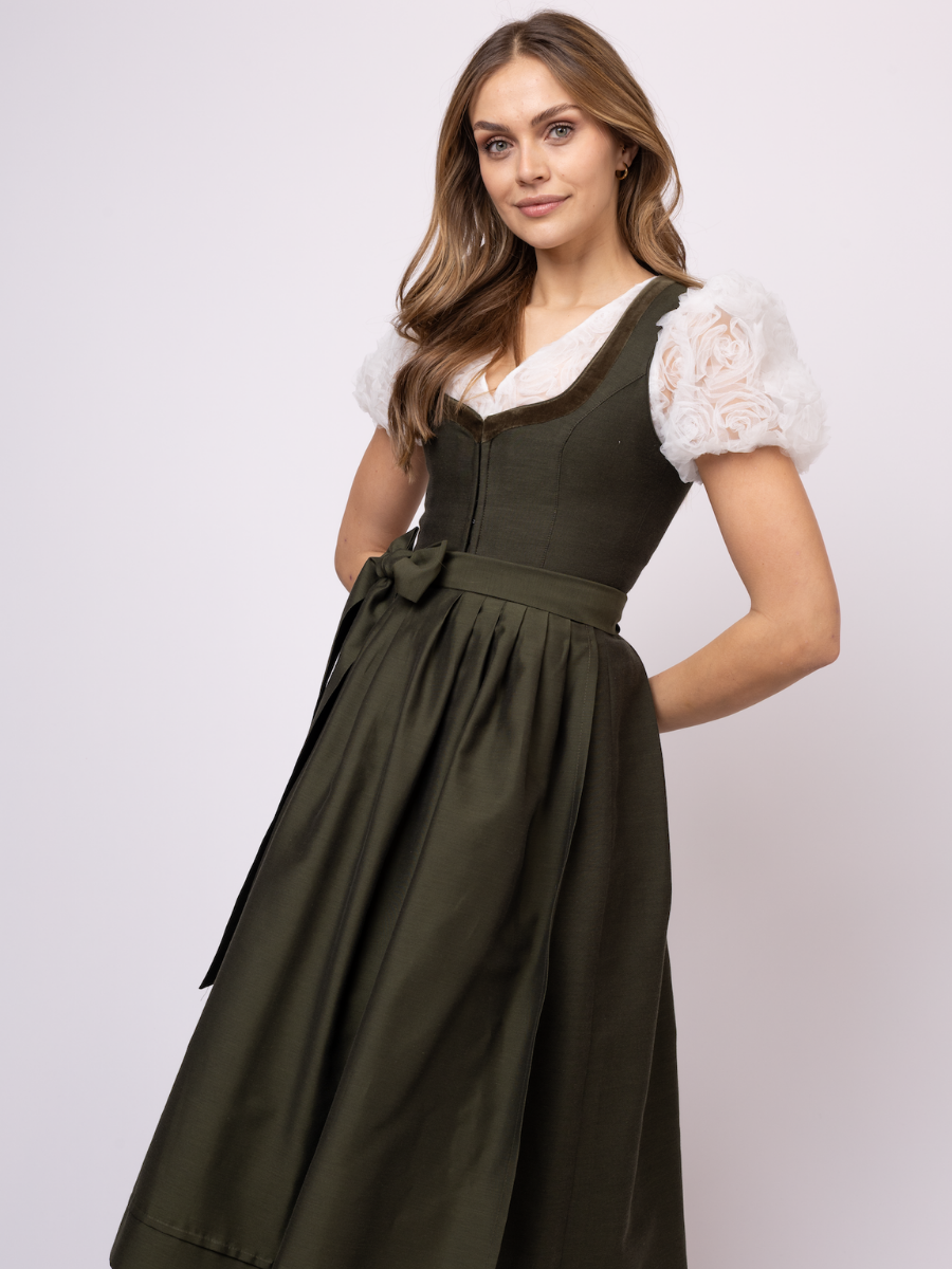 heimatgl-ck-dirndl-josephine-oliv-leinendirndl-damen image 2