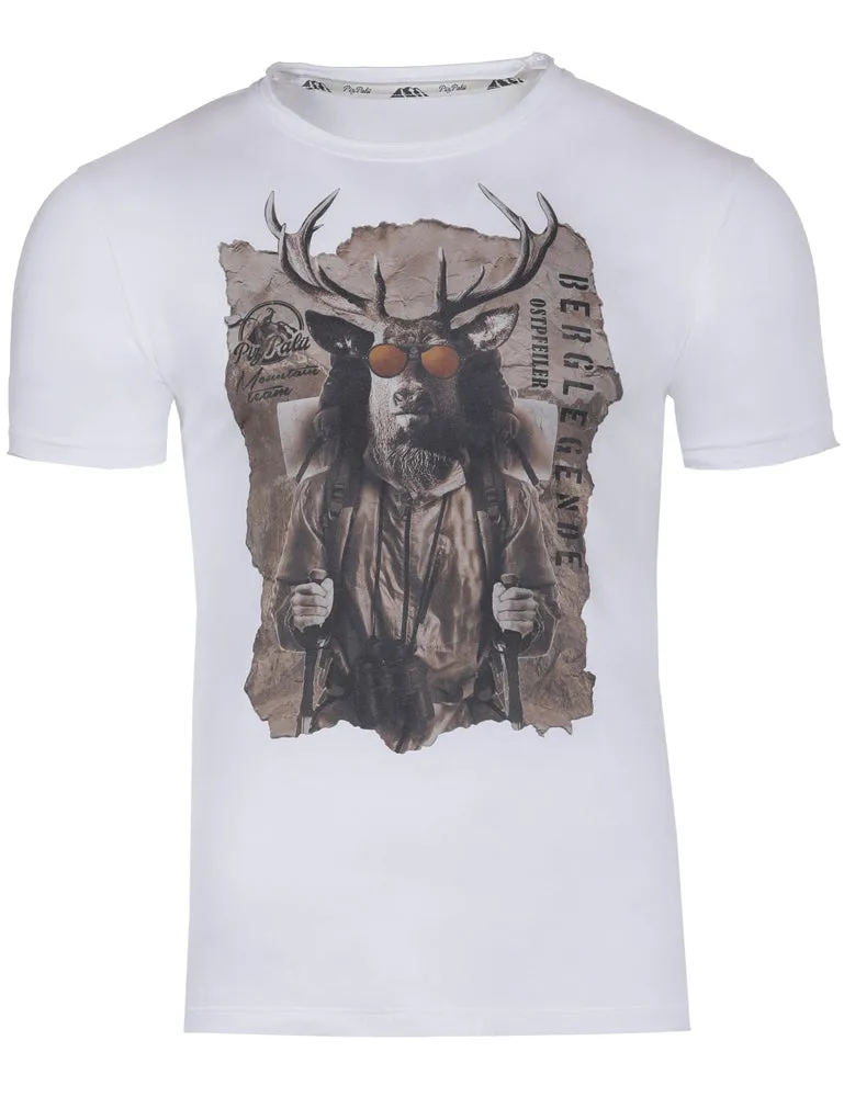 piz-pal-herren-t-shirt-train-hirsch-edelwei-trachtenshirt image 1