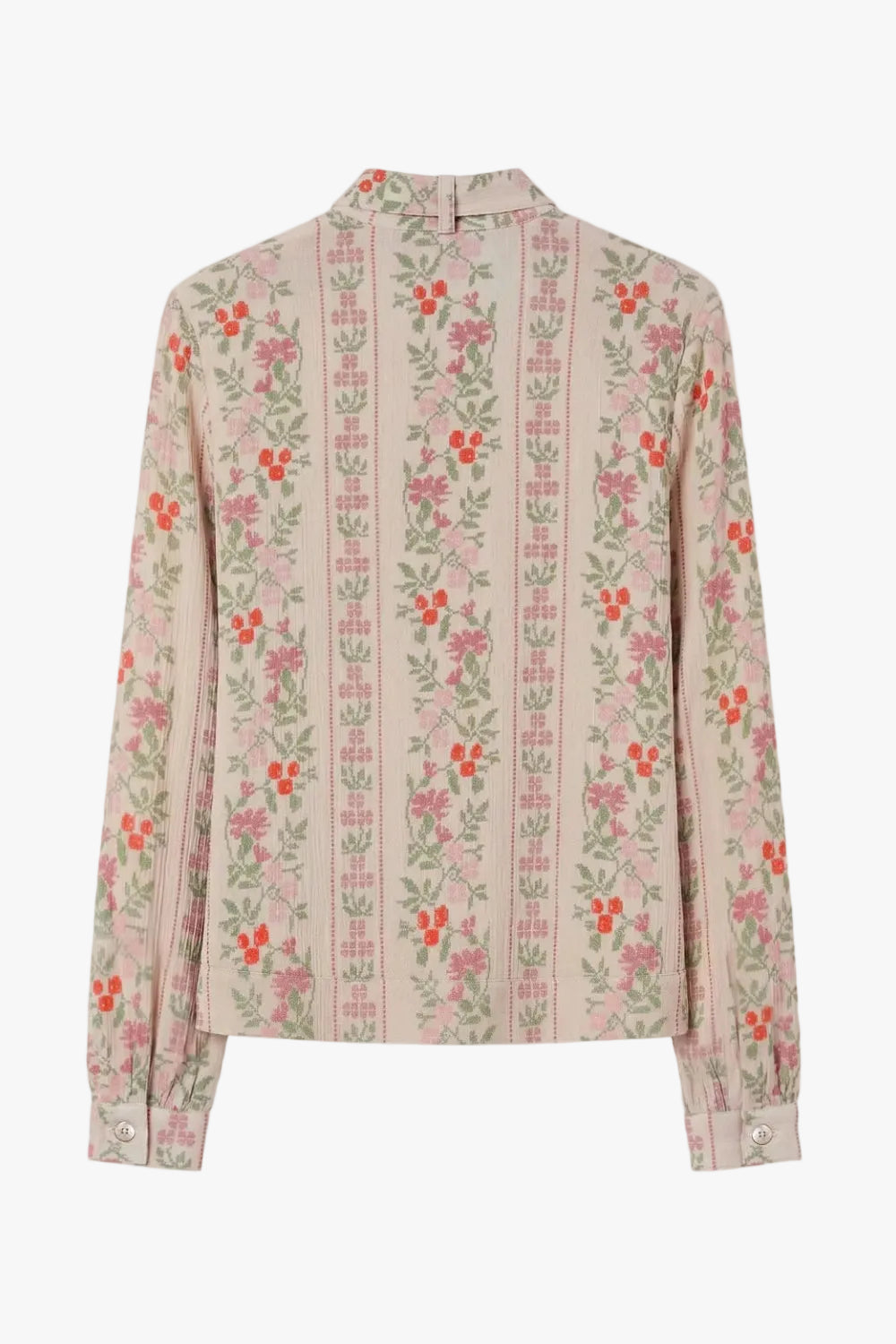 felicitas-binia-damen-bluse-viskose-blumen-mit-schluppe image 2