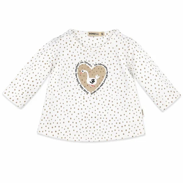 bondi-baby-m-dchen-langarmshirt-g-nschen-93957-dots-allover image 1