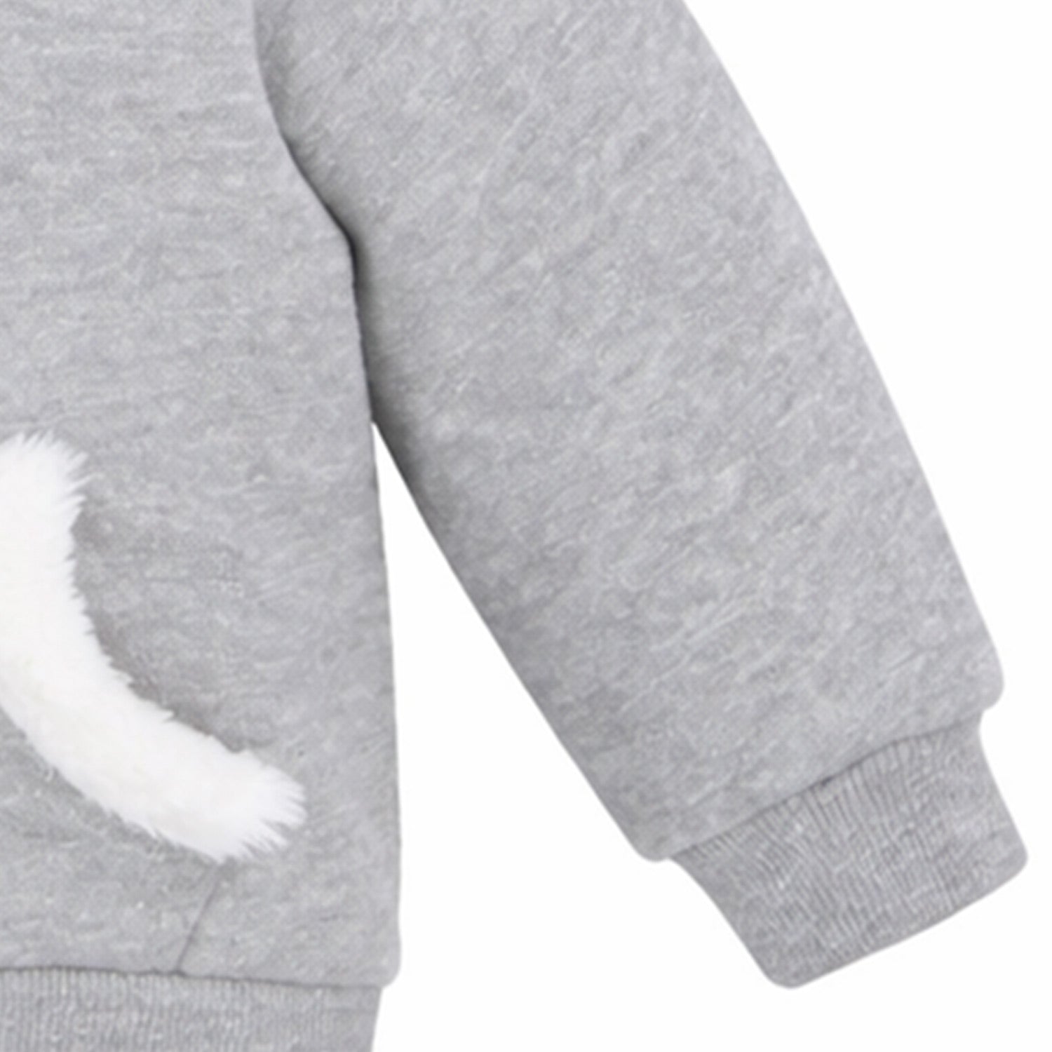 bondi-baby-m-dchen-kapuzenjacke-wild-love-86633-grey-melange image 7